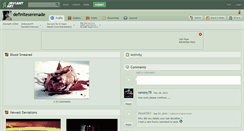 Desktop Screenshot of definiteserenade.deviantart.com