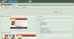 Desktop Screenshot of excelsagaclub.deviantart.com