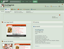 Tablet Screenshot of excelsagaclub.deviantart.com