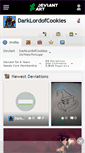 Mobile Screenshot of darklordofcookies.deviantart.com