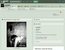 Tablet Screenshot of mtrip82.deviantart.com