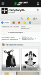 Mobile Screenshot of crazydiary86.deviantart.com