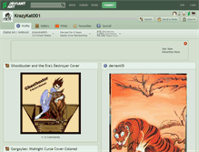 Tablet Screenshot of krazykat001.deviantart.com