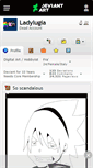Mobile Screenshot of ladylugia.deviantart.com