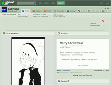 Tablet Screenshot of ladylugia.deviantart.com