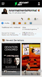 Mobile Screenshot of anormalmentenormal.deviantart.com