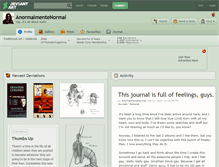 Tablet Screenshot of anormalmentenormal.deviantart.com