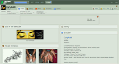 Desktop Screenshot of curlykutti.deviantart.com