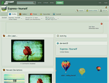 Tablet Screenshot of express--yourself.deviantart.com