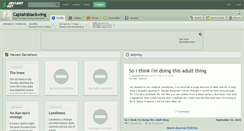 Desktop Screenshot of captainblackwing.deviantart.com