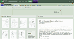 Desktop Screenshot of misplacedmar.deviantart.com