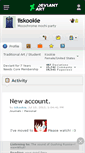 Mobile Screenshot of iiskookie.deviantart.com