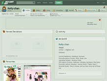 Tablet Screenshot of kelly-chan.deviantart.com