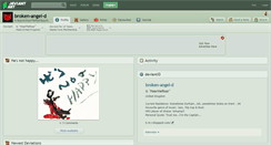 Desktop Screenshot of broken-angel-d.deviantart.com