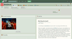 Desktop Screenshot of baxterburner.deviantart.com