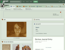 Tablet Screenshot of kaave.deviantart.com
