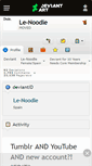 Mobile Screenshot of le-noodle.deviantart.com