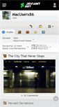 Mobile Screenshot of macuserx86.deviantart.com