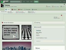 Tablet Screenshot of hubzay.deviantart.com