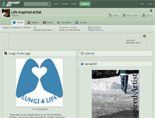 Tablet Screenshot of life-inspired-artist.deviantart.com