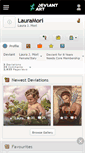 Mobile Screenshot of lauramori.deviantart.com