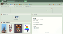 Desktop Screenshot of bisquet.deviantart.com