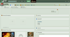 Desktop Screenshot of moistlips.deviantart.com
