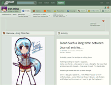 Tablet Screenshot of eon-minx.deviantart.com