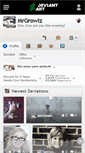 Mobile Screenshot of mrgrowlz.deviantart.com