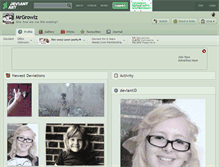 Tablet Screenshot of mrgrowlz.deviantart.com