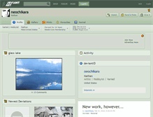 Tablet Screenshot of neochikara.deviantart.com