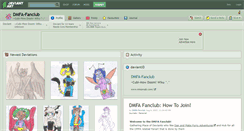 Desktop Screenshot of dmfa-fanclub.deviantart.com