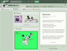 Tablet Screenshot of dipbeccaluv.deviantart.com