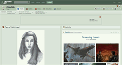 Desktop Screenshot of chochlik.deviantart.com
