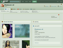 Tablet Screenshot of photolove--x0.deviantart.com