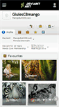 Mobile Screenshot of giulescbmango.deviantart.com