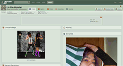 Desktop Screenshot of liv-the-musician.deviantart.com