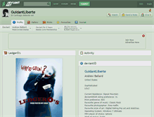 Tablet Screenshot of guidantliberte.deviantart.com