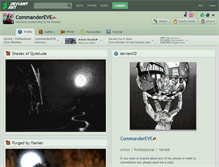 Tablet Screenshot of commandereve.deviantart.com