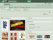 Tablet Screenshot of japanfanzz.deviantart.com