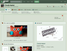 Tablet Screenshot of clouds-master.deviantart.com