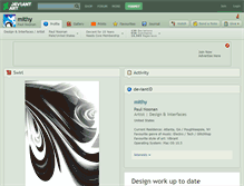 Tablet Screenshot of mithy.deviantart.com