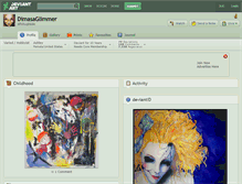 Tablet Screenshot of dimasaglimmer.deviantart.com