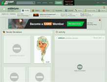 Tablet Screenshot of eddielynn.deviantart.com