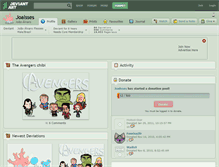 Tablet Screenshot of joalsses.deviantart.com