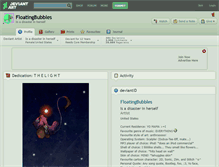 Tablet Screenshot of floatingbubbles.deviantart.com