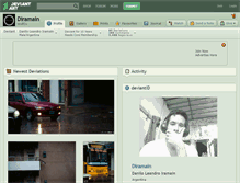 Tablet Screenshot of diramain.deviantart.com
