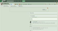 Desktop Screenshot of evilkitty-kat.deviantart.com