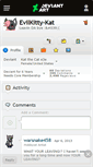 Mobile Screenshot of evilkitty-kat.deviantart.com