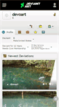 Mobile Screenshot of devoart.deviantart.com